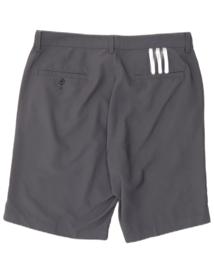 Pantaloncini chino Adidas Climalite da uomo W34 Large Grigio Poliestere