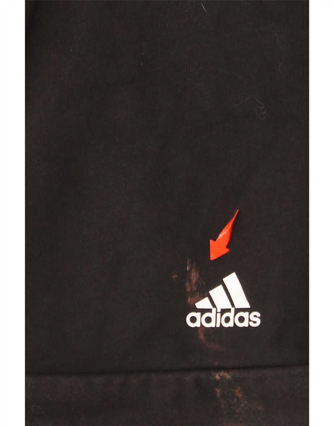 Maglione con cappuccio e zip grafica da donna ADIDAS UK 12 medio nero