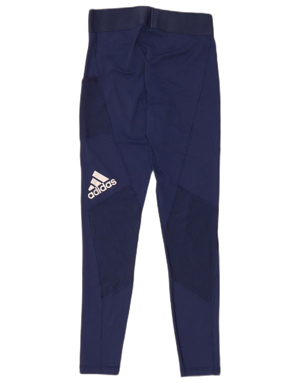 Leggings Adidas da donna UK 8/10 piccolo blu navy