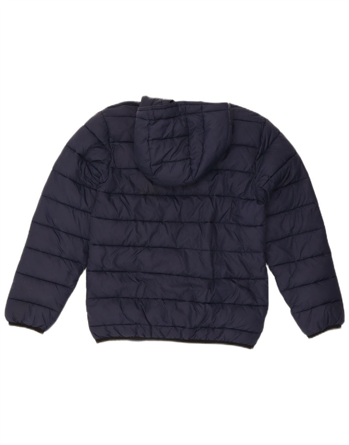 LYLE & SCOTT Boys Hooded Padded Jacket 12-13 Years Navy Blue