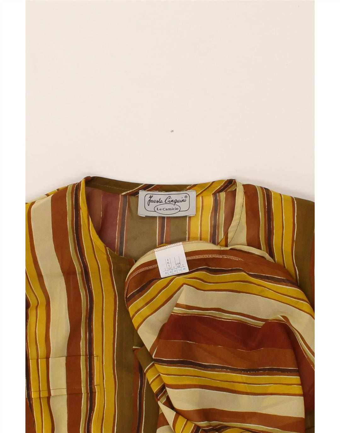 VINTAGE Womens Short Sleeve Shirt Blouse UK 14 Large  Multicoloured Vintage Vintage and Second-Hand Vintage from Messina Hembry 