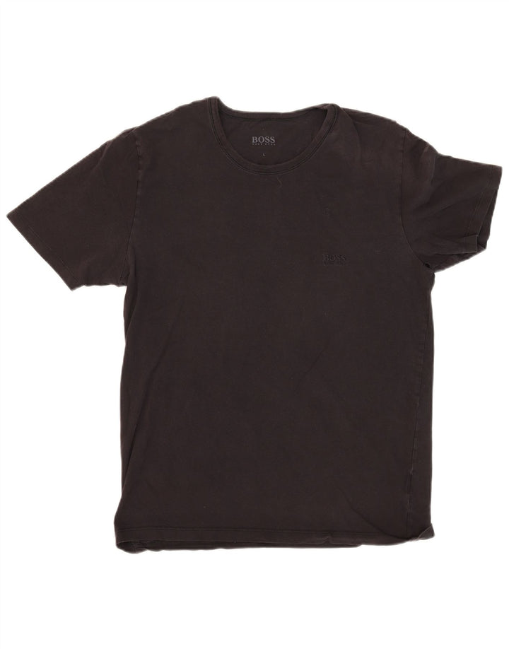 T-shirt da uomo Hugo Boss Top grande nera