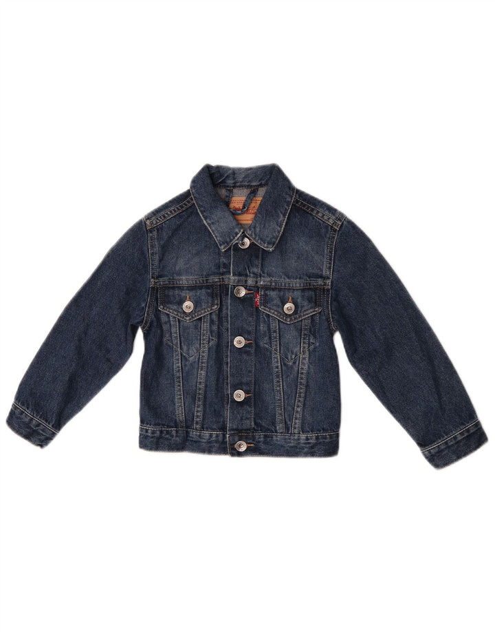 Giacca di jeans Levi's per ragazzi 3-4 anni in cotone blu