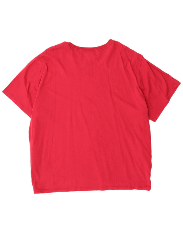 T-shirt grafica rilassata da uomo Levi's Top 2XL in cotone rosso