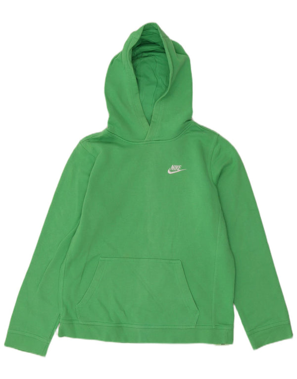Felpa con cappuccio Nike da bambino 13-14 anni XL in cotone verde