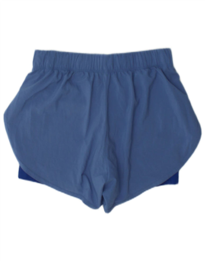 Pantaloncini sportivi Nike Dri Fit da donna UK 12 blu medio
