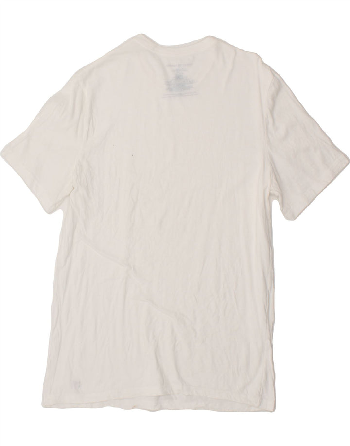 TOMMY HILFIGER Mens T-Shirt Medium White Cotton Vintage Tommy Hilfiger and Second-Hand Tommy Hilfiger from Messina Hembry 