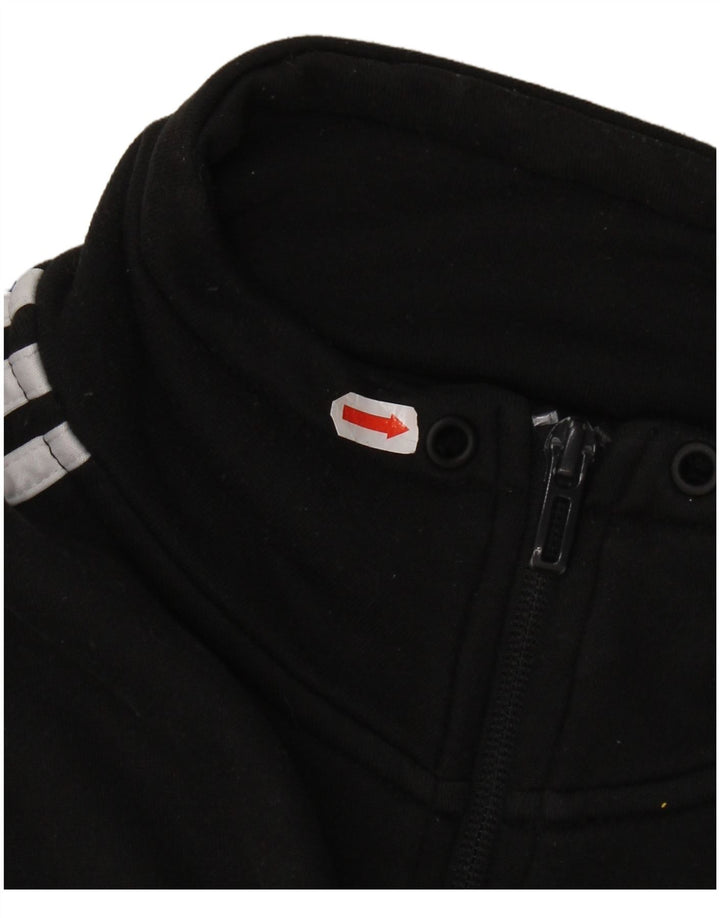 Giacca da tuta da donna Adidas Climalite UK 16/18 grande poliestere nero