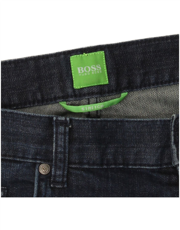 Jeans dritti da uomo HUGO BOSS W36 L32 Blu navy