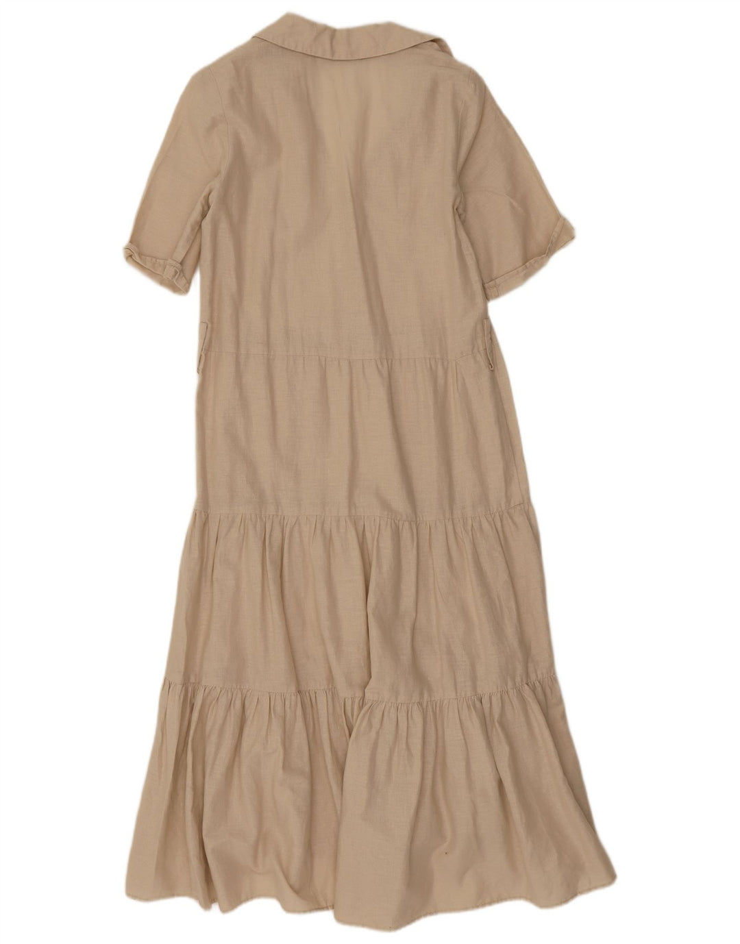 Abito a trapezio da donna Zara UK 10 piccolo beige
