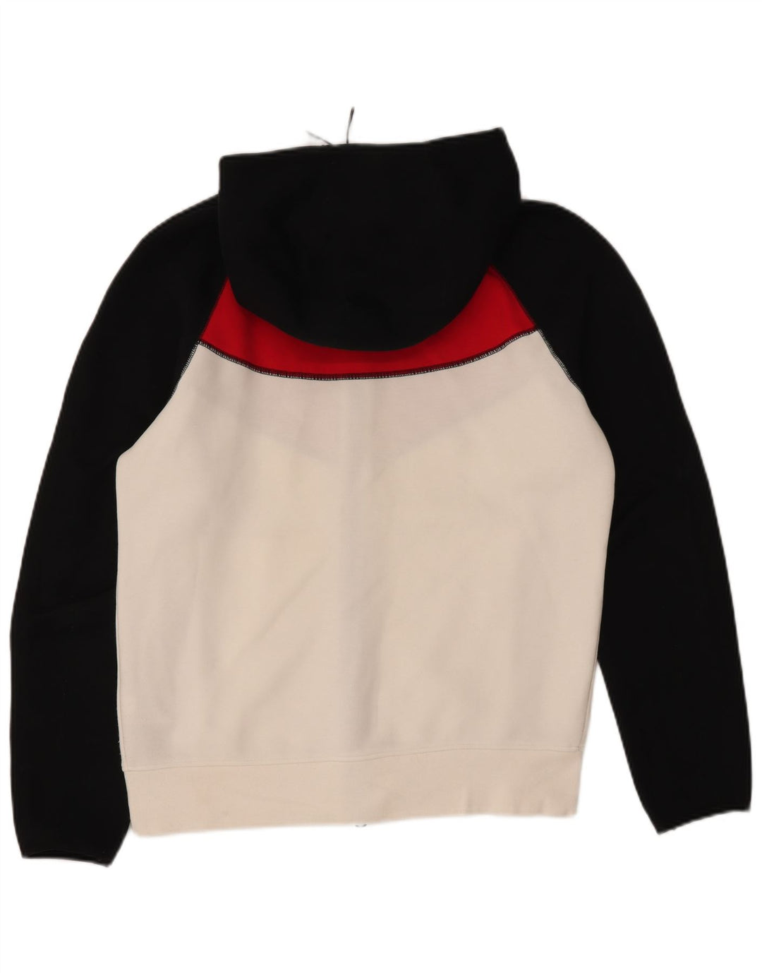 Felpa con cappuccio e zip Nike da uomo in cotone color block medio multicolore