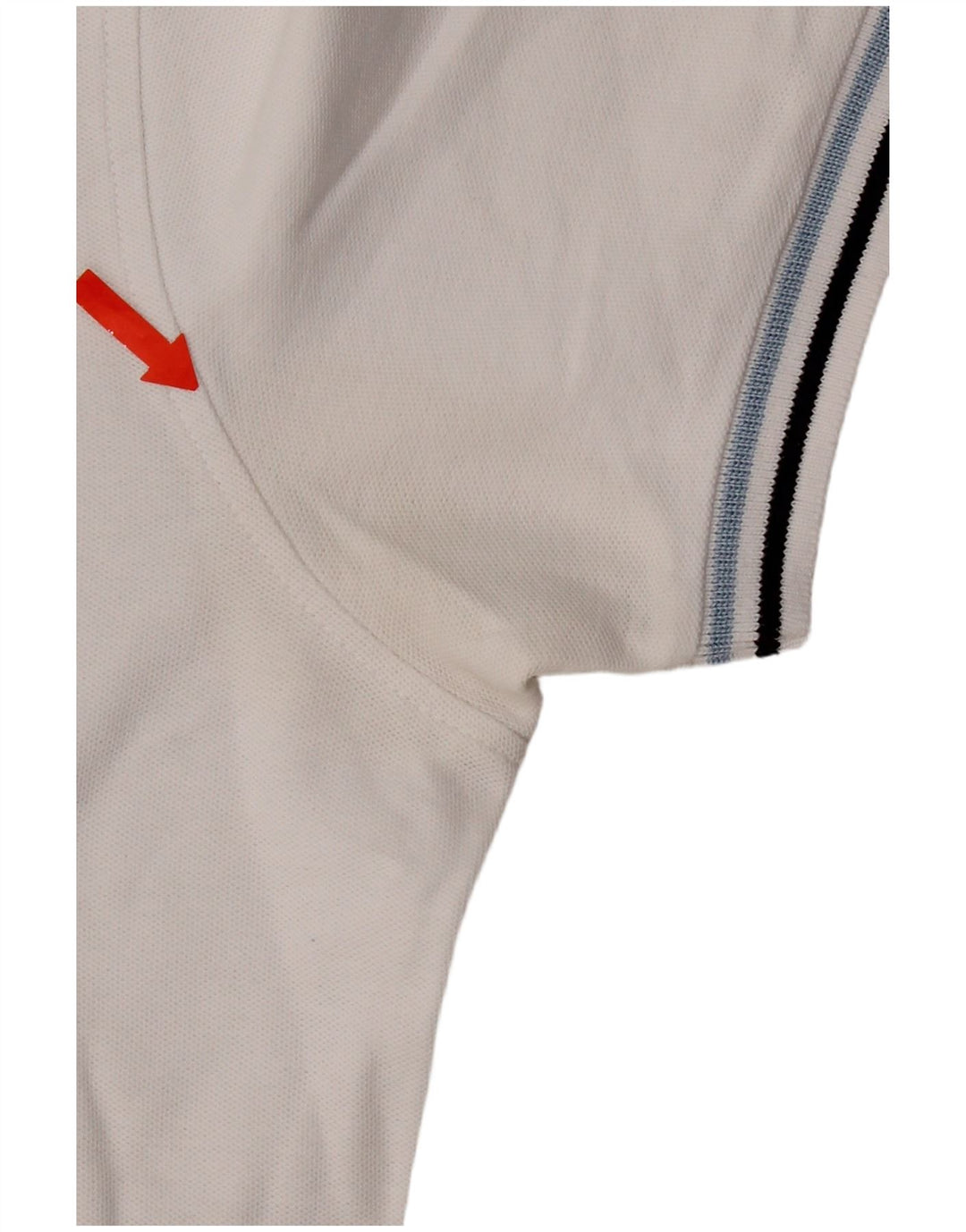 Polo da uomo Lotto XL in cotone bianco