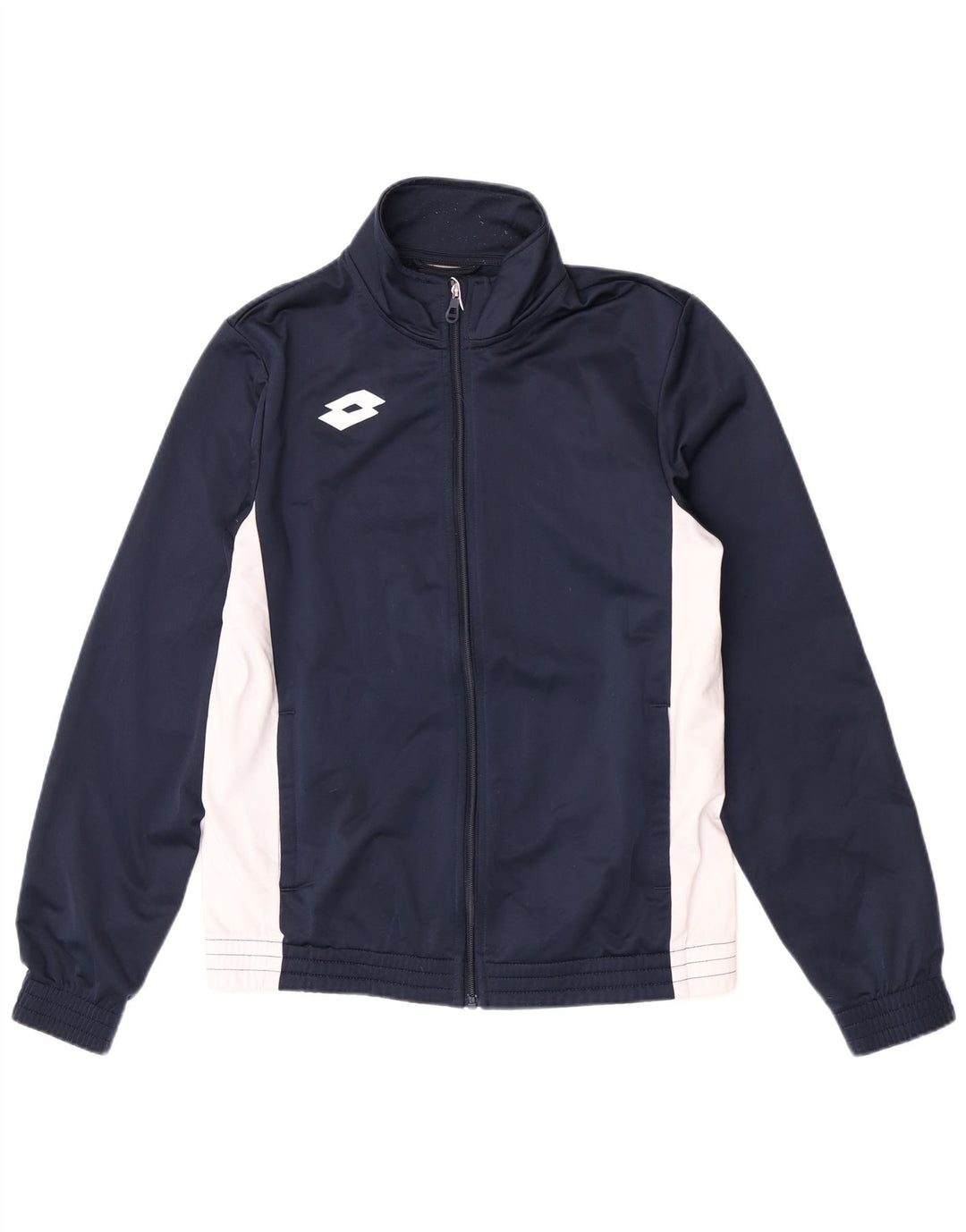 Giacca da ginnastica da uomo con vestibilità regolare Lotto, piccola, colore blu navy