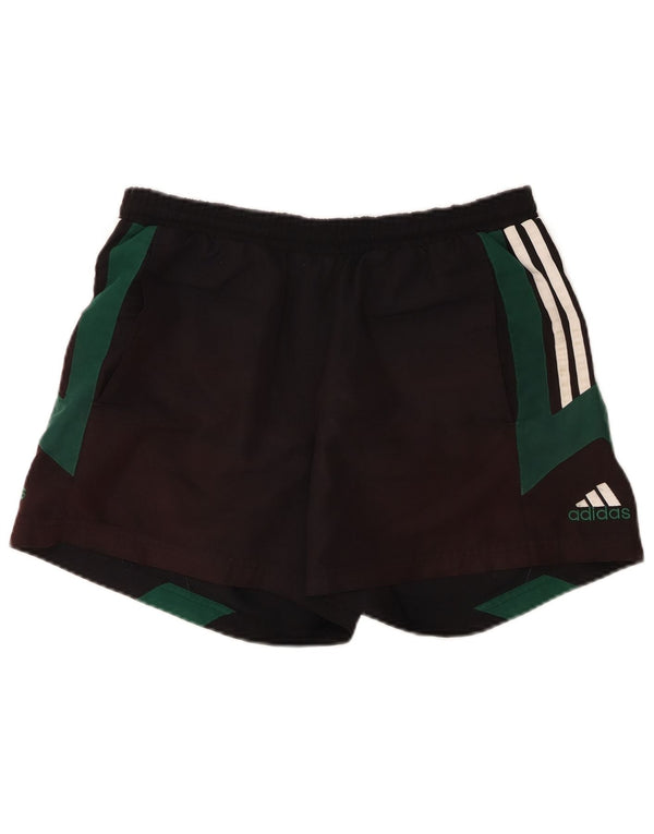 Pantaloncini sportivi da uomo Adidas Medium Black Colourblock in poliestere