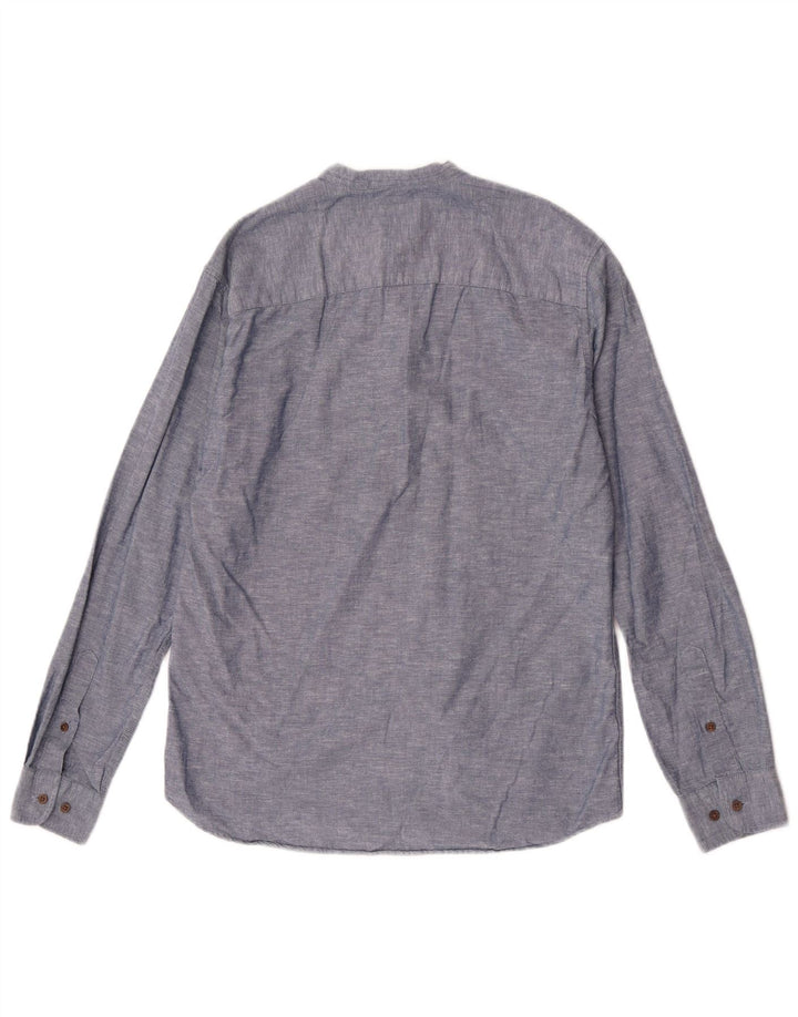 Jack & Jones Camicia pullover slim premium da uomo piccola blu navy screziata