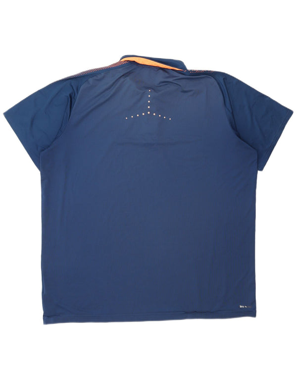 Polo ADIDAS Climacool da uomo XL Blu