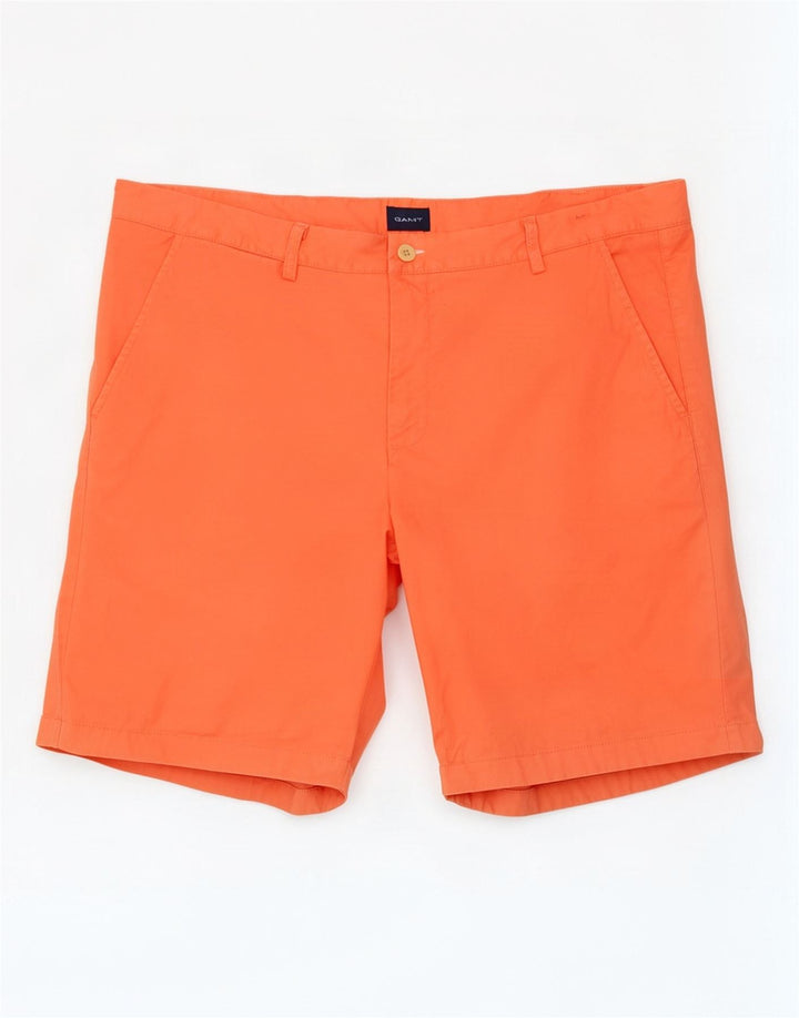 Pantaloncini chino da uomo Gant W40 XL in cotone arancione
