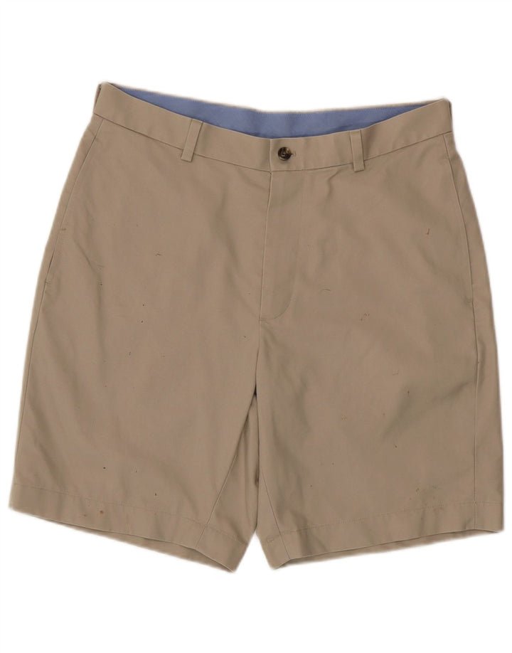Pantaloncini chino da uomo Brooks Brothers W32 cotone beige medio