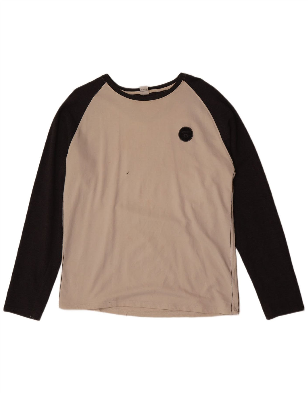Saltrock Top da uomo a maniche lunghe XL bianco color block