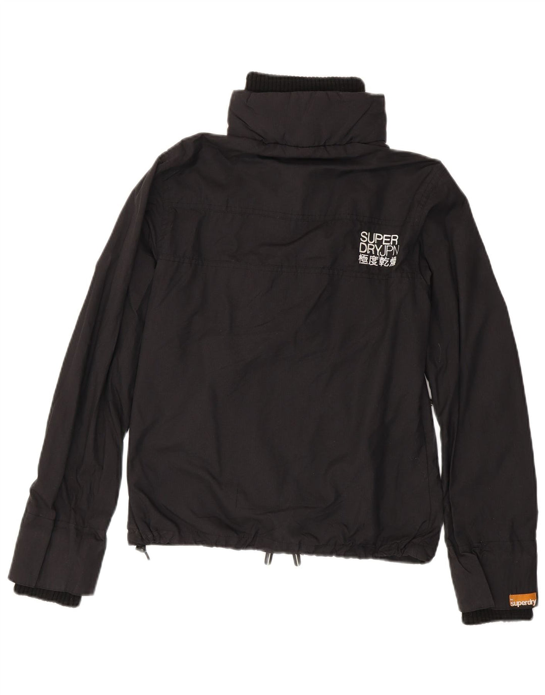 Giacca a vento da donna SUPERDRY UK 14 nylon nero medio