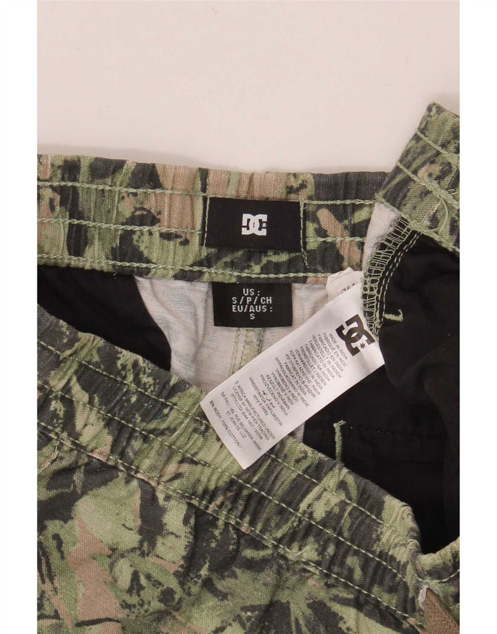 Pantaloncini sportivi DC da uomo piccoli in cotone mimetico verde