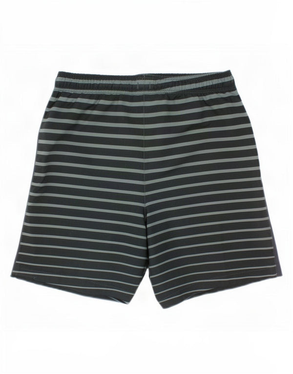 Pantaloncini sportivi Nike da ragazzo Dri Fit 8-9 anni piccoli in poliestere a righe grigie
