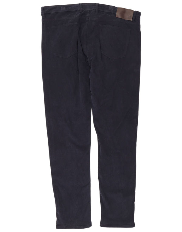 Pantaloni casual slim fit da uomo Massimo Dutti W40 L32 cotone blu navy