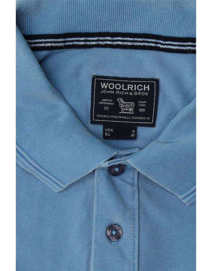 WOOLRICH Mens Polo Shirt Small Blue Vintage Woolrich and Second-Hand Woolrich from Messina Hembry 