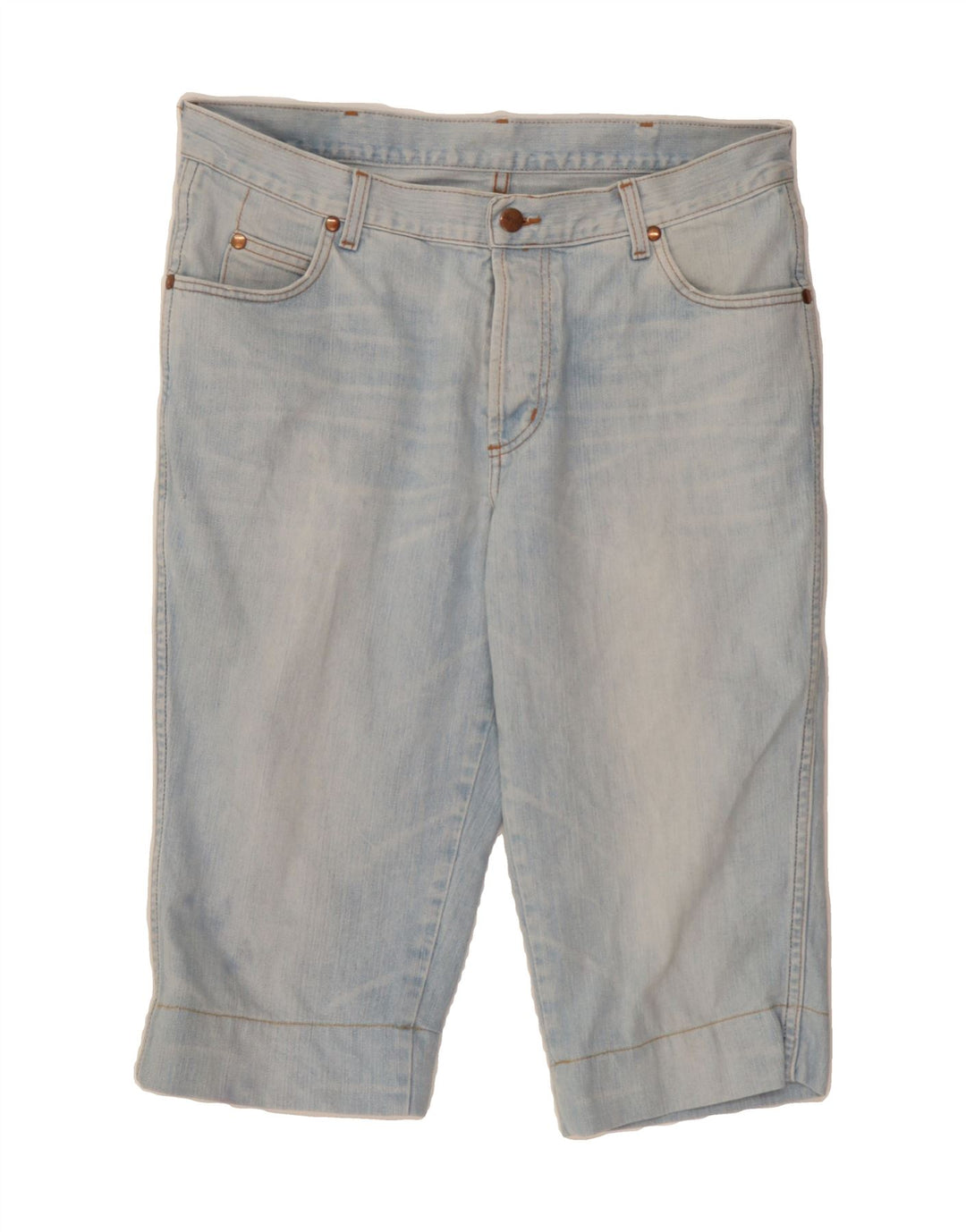 WRANGLER Womens Denim Shorts W36 Large Blue Cotton Vintage Wrangler and Second-Hand Wrangler from Messina Hembry 