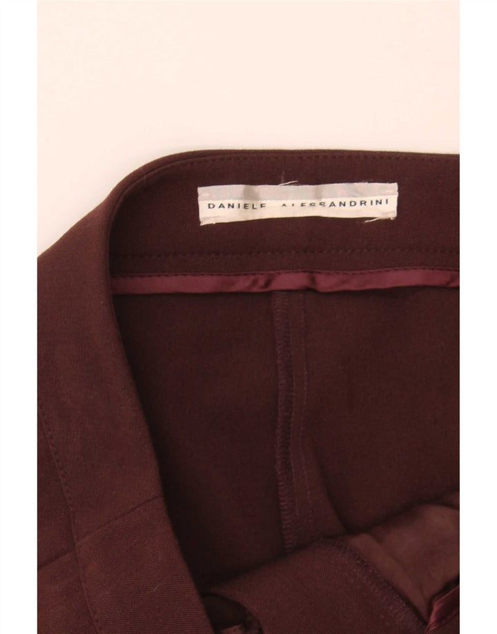 Pantaloni Chino Slim da Donna Daniele Alessandrini IT 42 Medio W32 L30 Marrone