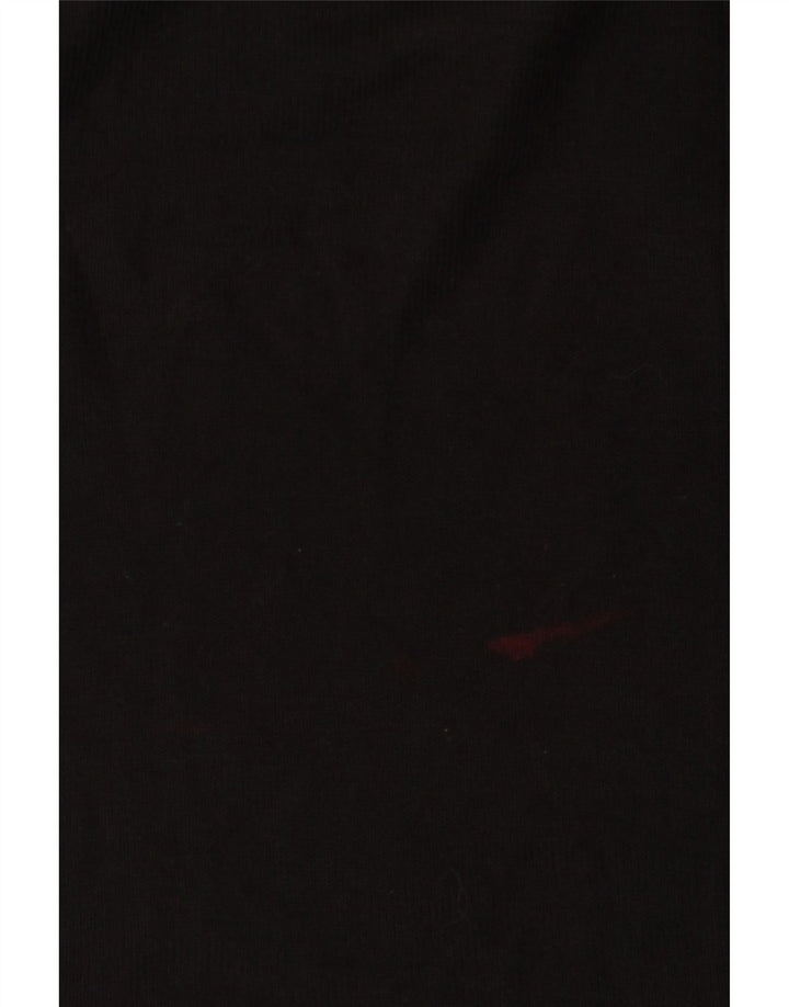 Top Zara da donna oversize a maniche lunghe UK 14 viscosa nera media