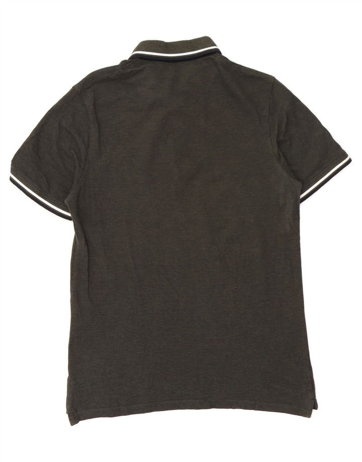 JACK & JONES Mens Polo Shirt Large Green Cotton Vintage Jack & Jones and Second-Hand Jack & Jones from Messina Hembry 
