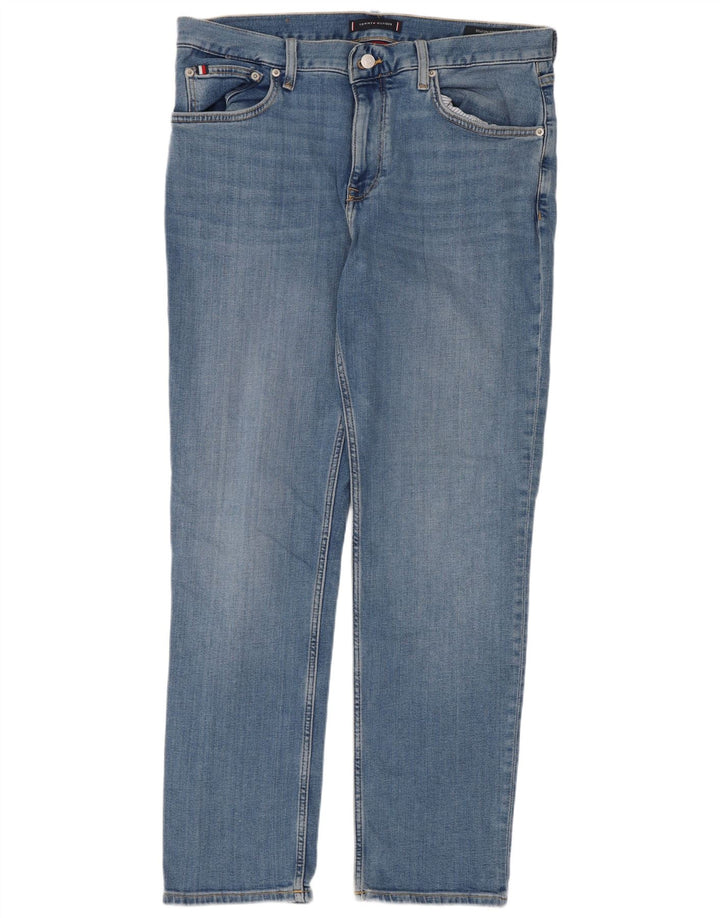 Jeans dritti Denton da uomo Tommy Hilfiger W34 L32 Blu