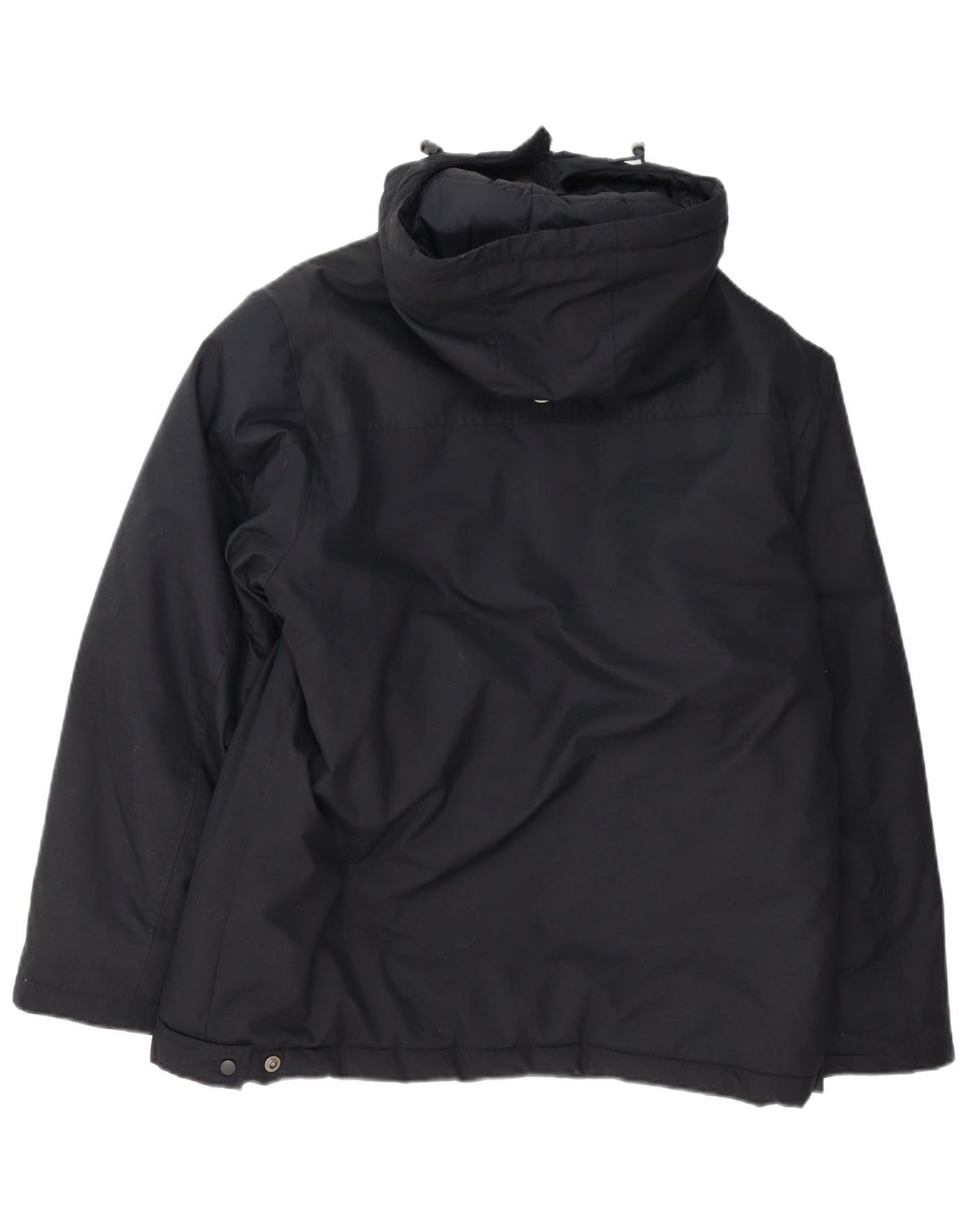 Giacca a vento con cappuccio da uomo Nike UK 38 media nera