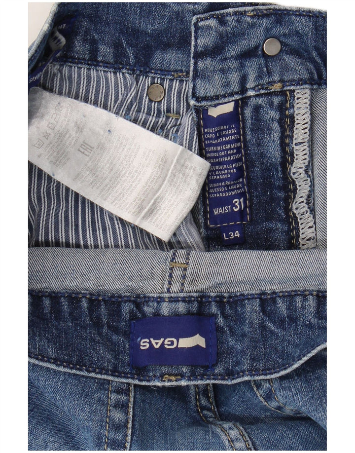 Jeans slim da uomo Gas W31 L34 cotone blu