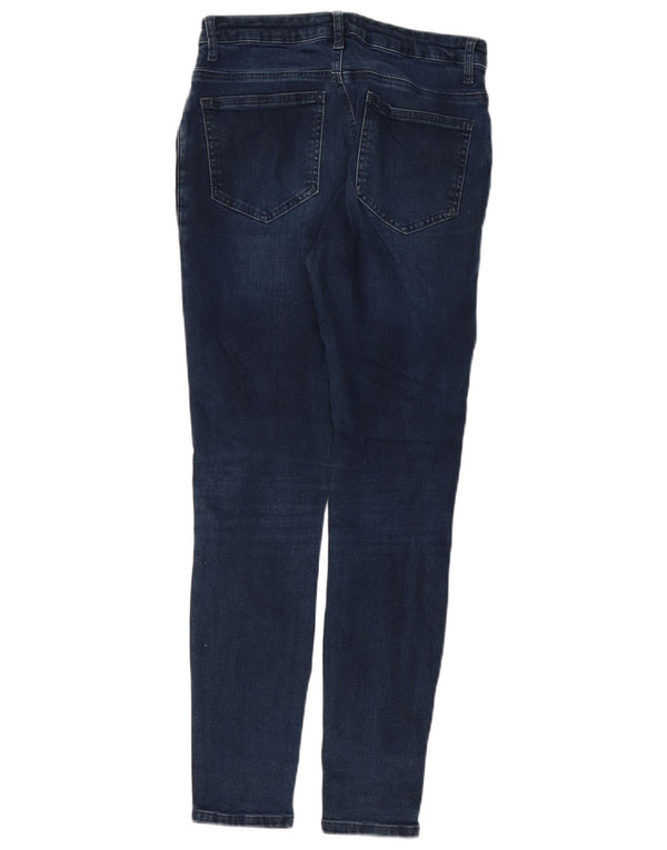 Jeans skinny da donna MINT VELVET UK 10 Small W29 L29 Cotone blu navy