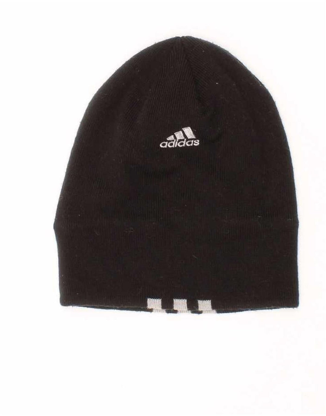 Cappello Beanie Adidas da Ragazzo Taglia Unica Nero a Righe in Poliestere