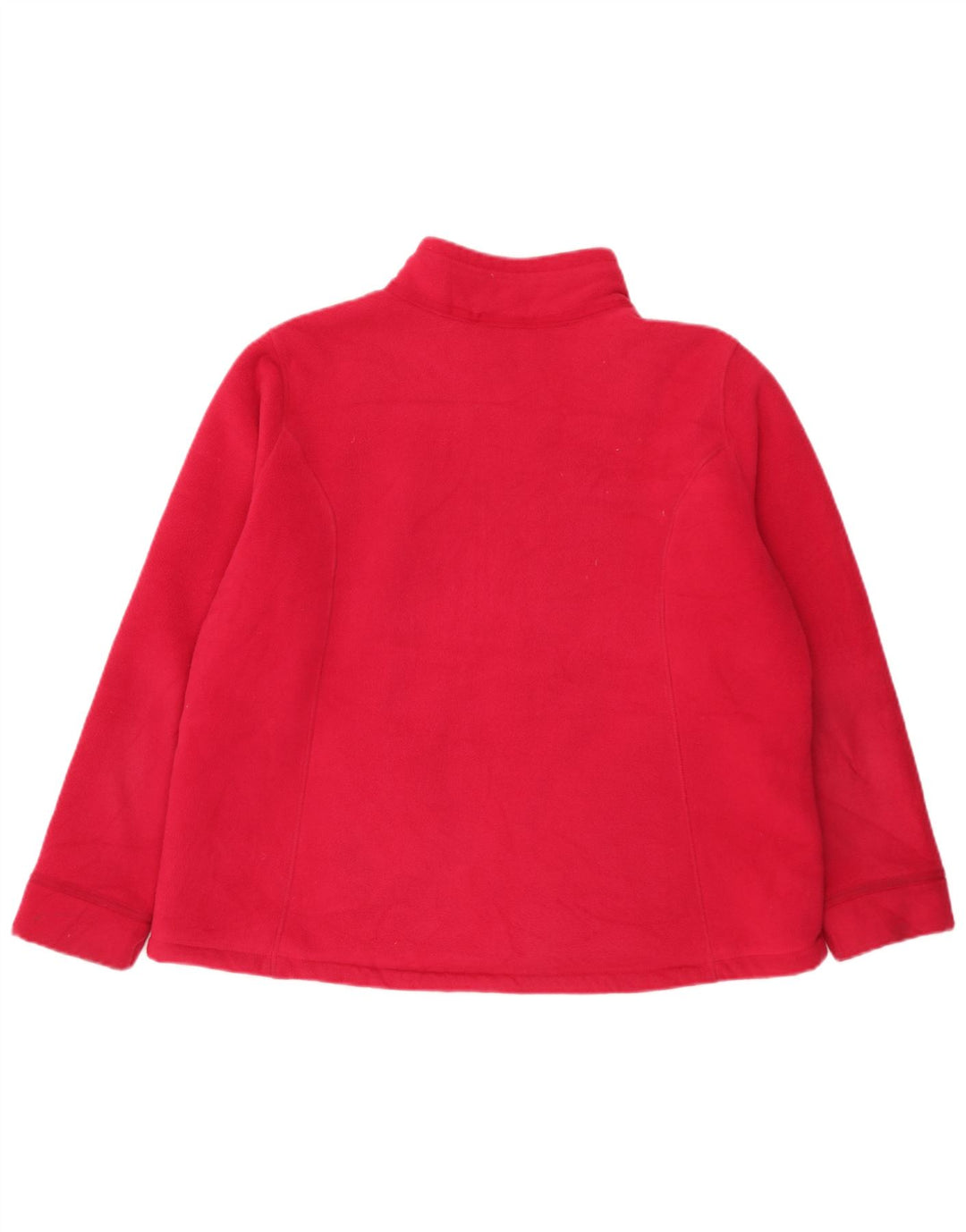 Giacca in pile da donna Marks & Spencer UK 20 2XL poliestere rosso
