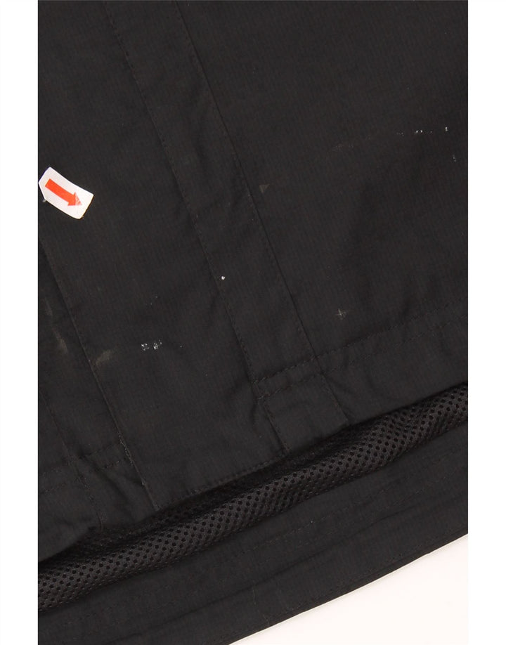Giacca antipioggia da uomo ADIDAS con cappuccio UK 38 poliestere color block medio nero