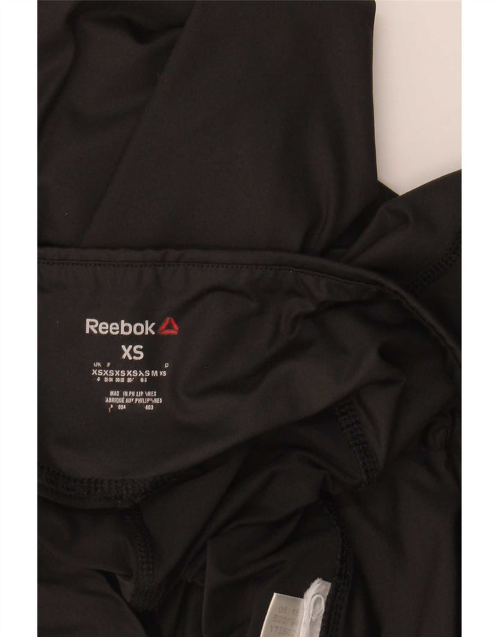 Leggings Reebok Donna UK 4/6 XS Neri