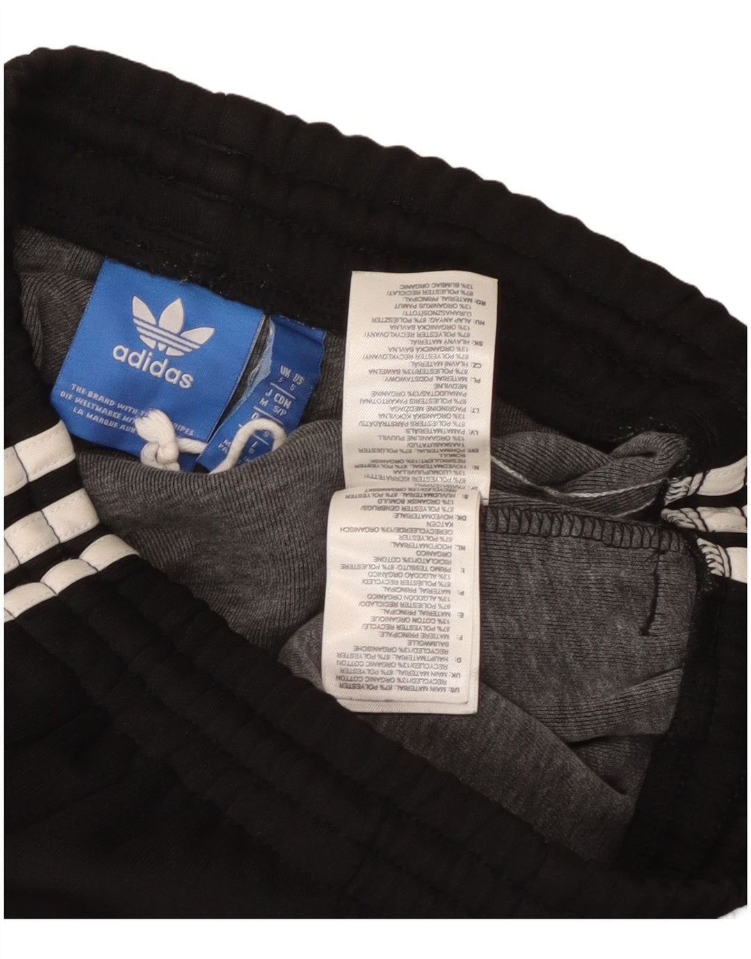 Pantaloni da tuta da uomo Adidas Joggers piccoli in poliestere nero