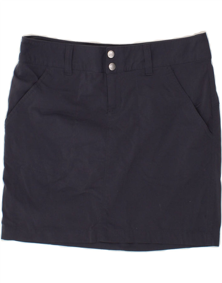 COLUMBIA Womens Omni-Shield Mini Skirt US 8 Medium W30  Navy Blue Nylon Vintage Columbia and Second-Hand Columbia from Messina Hembry 