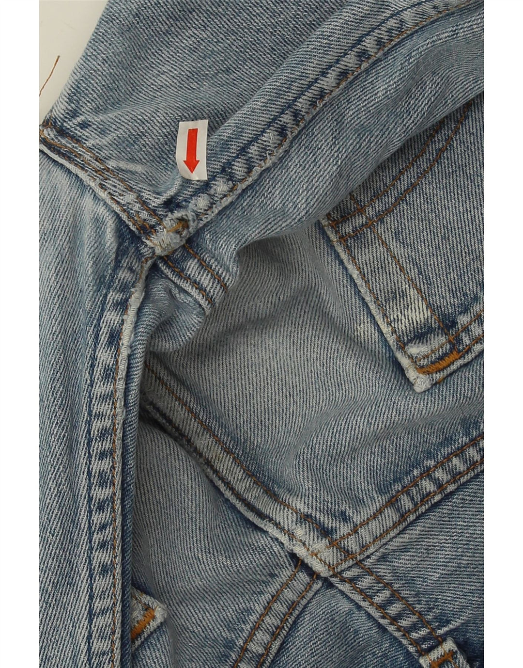Levi's Uomo 501 Jeans dritti invecchiati W32 L27 Cotone blu