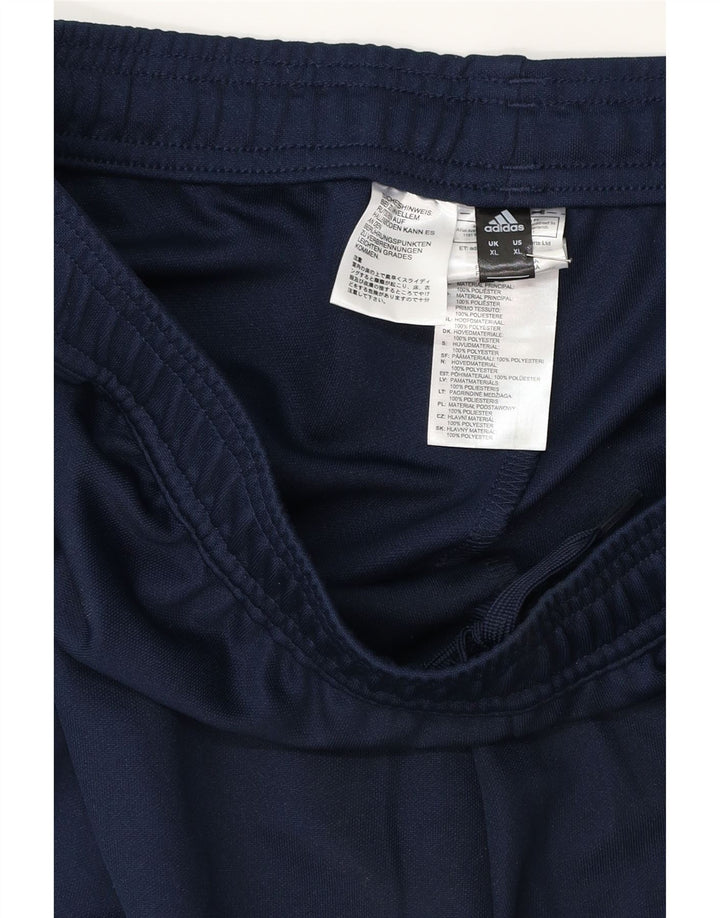 ADIDAS Mens Graphic Tracksuit Trousers XL  Navy Blue Polyester Vintage Adidas and Second-Hand Adidas from Messina Hembry 