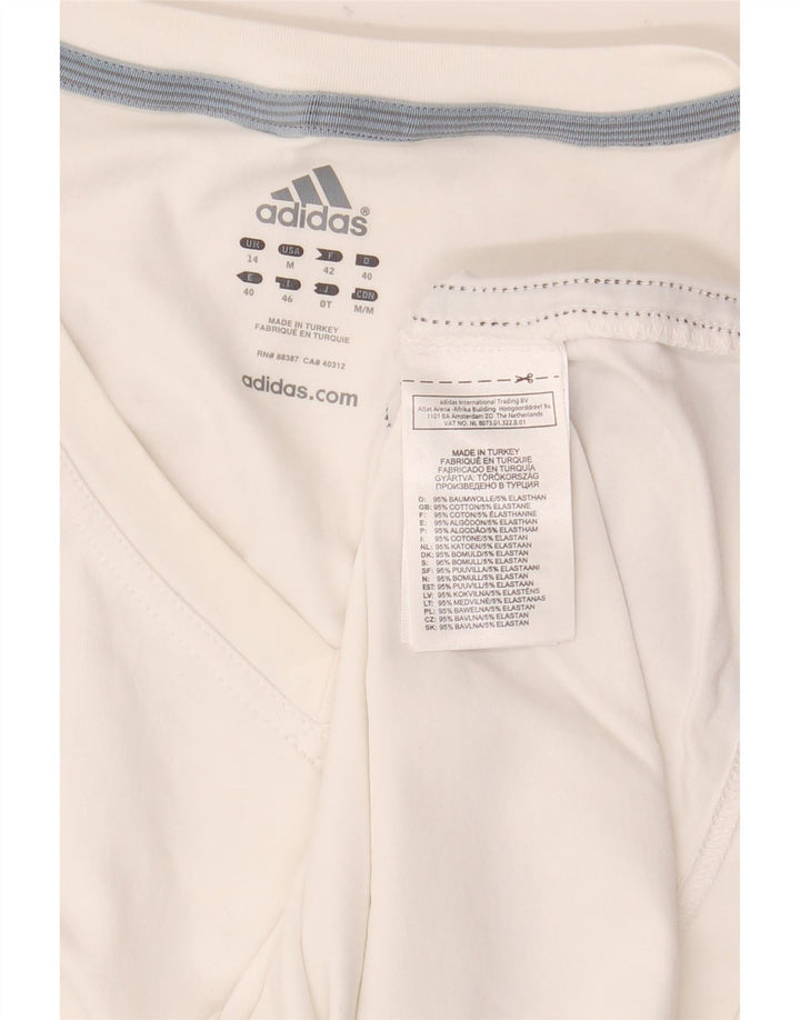 Canotta da donna Adidas UK 14 cotone bianco medio