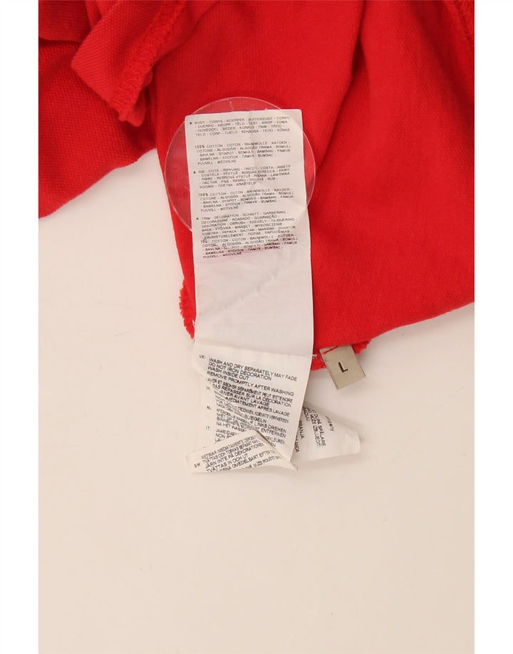 NAPAPIJRI Mens Polo Shirt Large Red Cotton Vintage Napapijri and Second-Hand Napapijri from Messina Hembry 