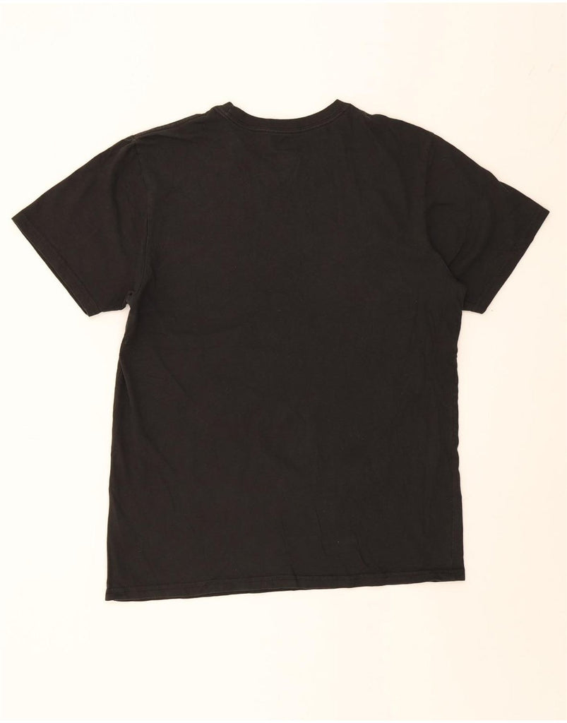 BILLABONG Mens T-Shirt Top Large Black Striped Cotton Vintage Billabong and Second-Hand Billabong from Messina Hembry 