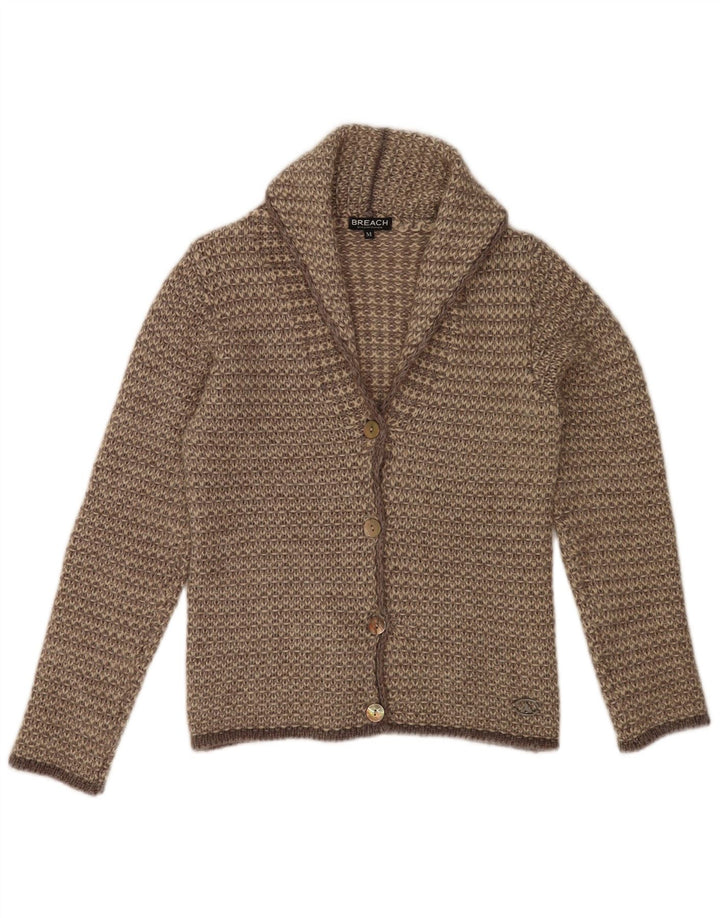 Maglione cardigan da donna Breach UK 14 Acrilico beige medio