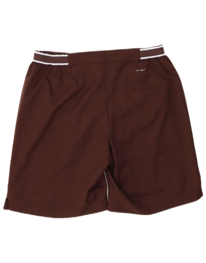 Pantaloncini casual da uomo Sergio Tacchini medi W32 poliestere marrone