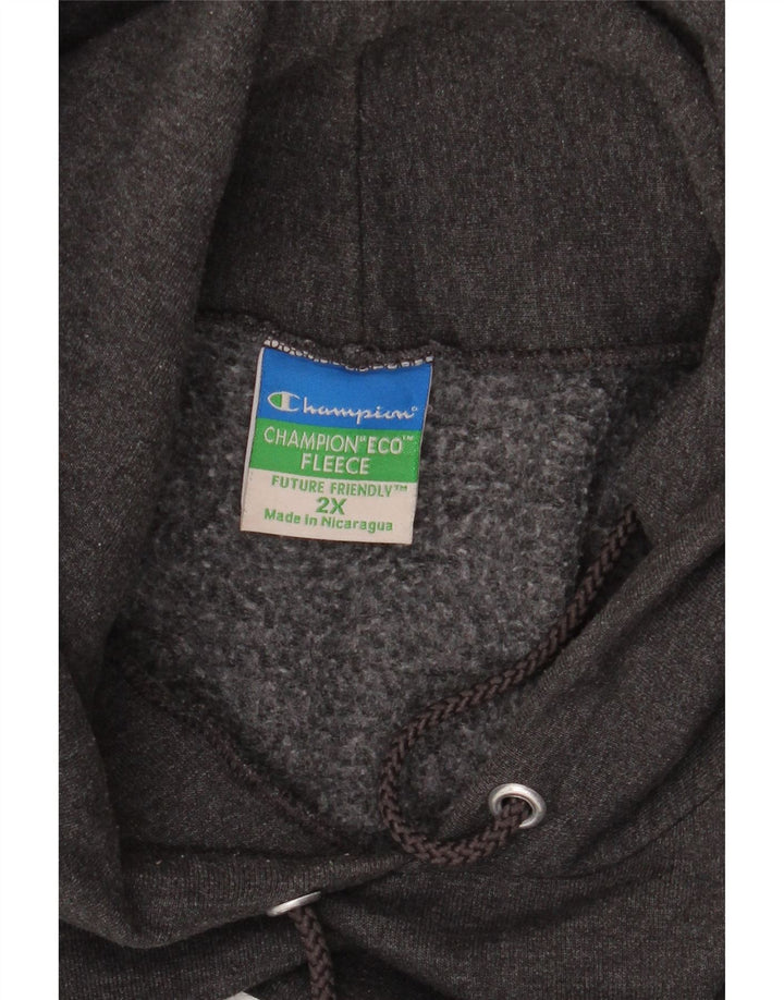 Maglione con cappuccio grafico Columbia da uomo CHAMPION 2XL Grigio